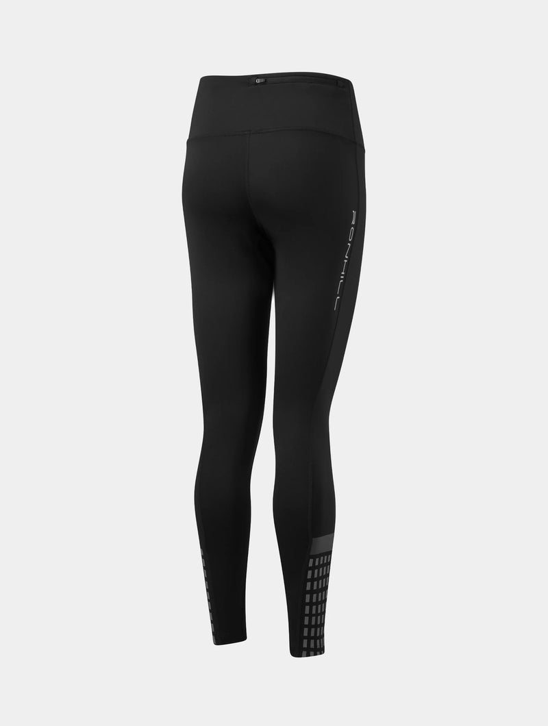 Ronhill Women's Tech Afterhours Tight-Black/Charcoal/Rflct