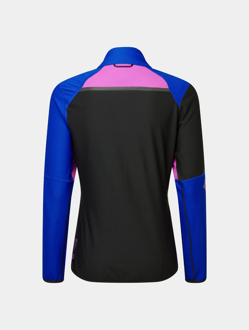 Ronhill Women's Tech Gore-Tex Windstopper Jacket-Black/Cobalt