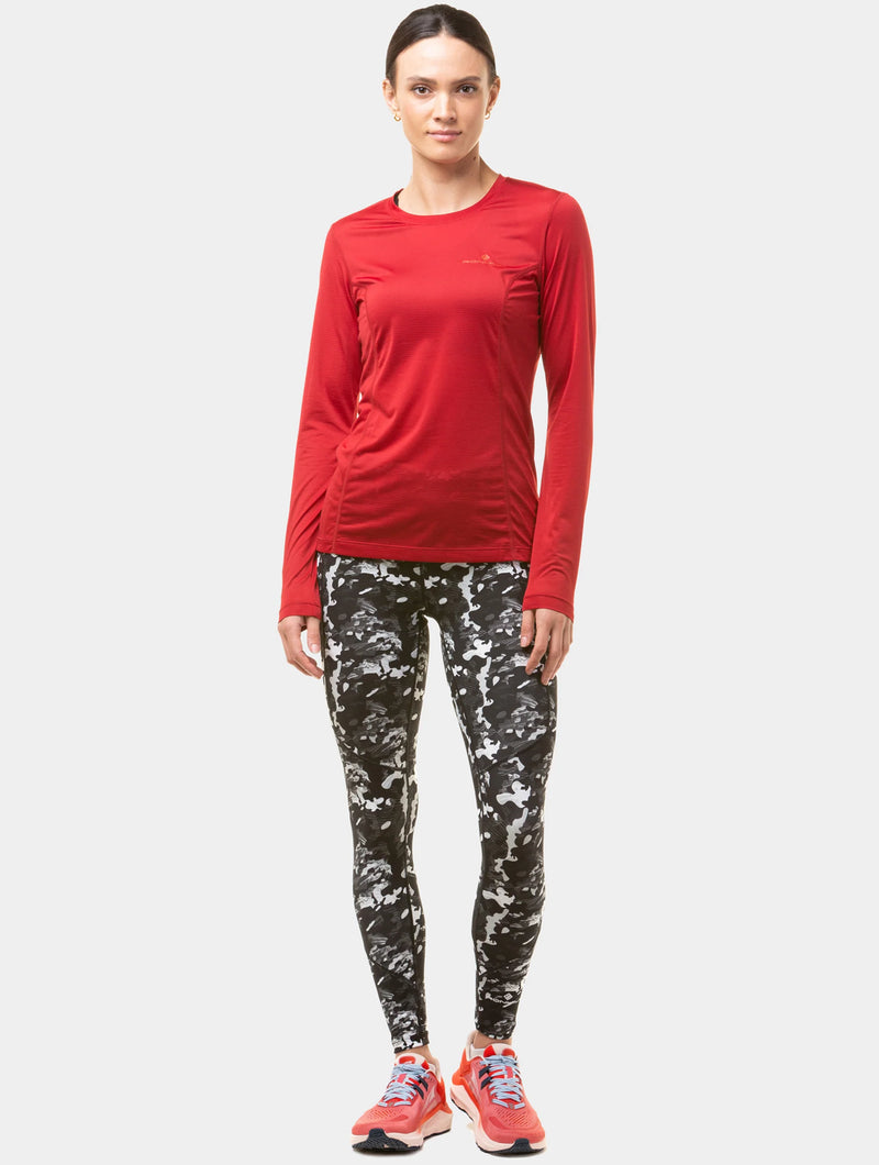 Ronhill Women's Tech Tight-Mono Fern Frost