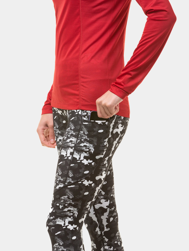 Ronhill Women's Tech Tight-Mono Fern Frost