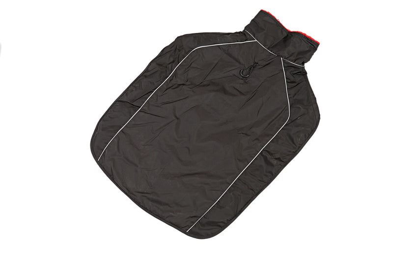 Dryrobe Dog Waterproof Coat-Black/Red