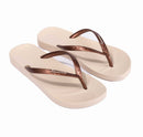 Ipanema Anatomica Tan Fem Flip Flops-Beige/Copper
