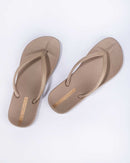 Ipanema Mesh X Fem Flip Flops-Beige/Gold