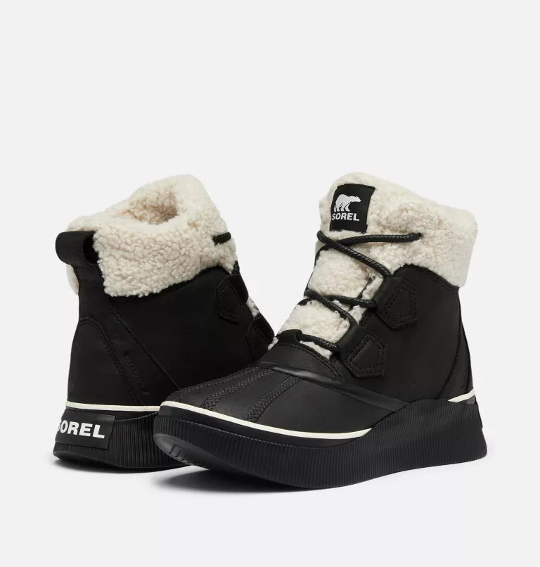Sorel Women's Out N About IV Chillz Waterproof Boots-Black, Chalk