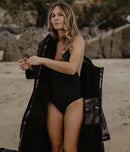 Dryrobe Advance Long Sleeve-Black Camouflage Black