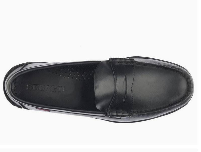 Sebago Dolphin Waxed Leather Loafer Shoes-Assorted Colours