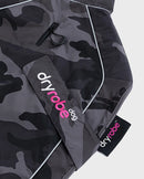 Dryrobe Dog Waterproof Coat-Black Camo/Pink
