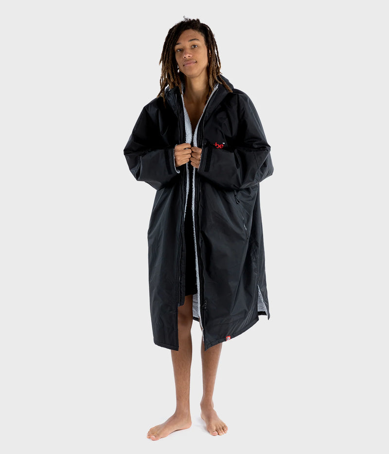 Dryrobe Advance Long Sleeve-Black/Grey