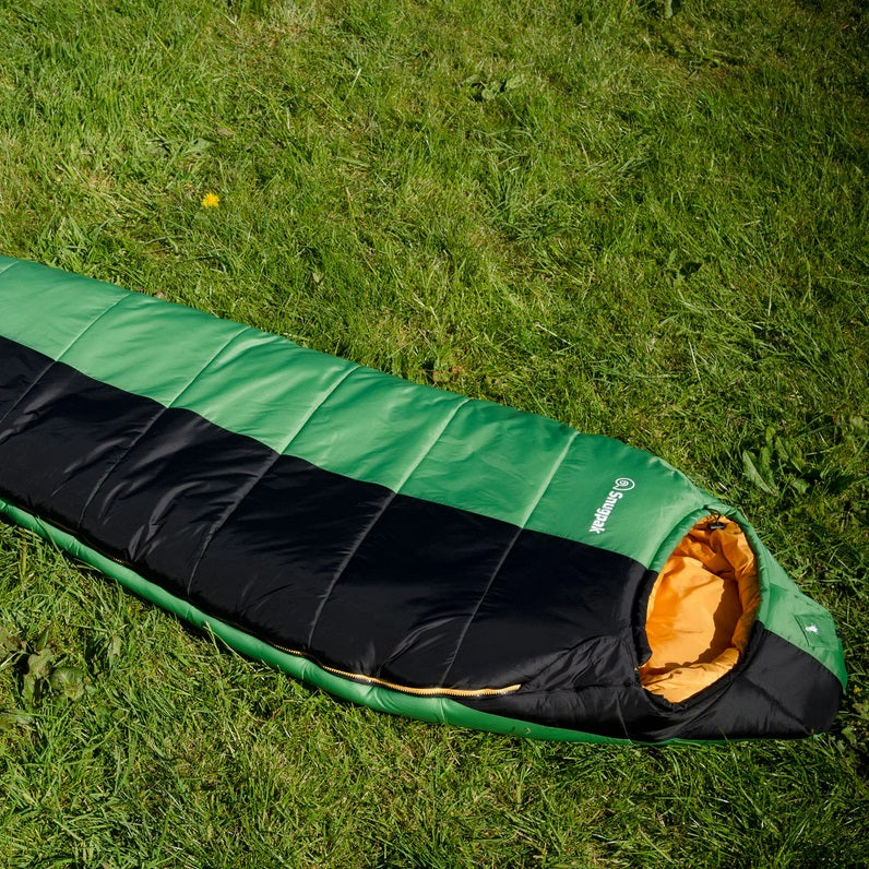 Snugpak Softie Expansion 5 Sleeping bag-Left Side Zip-Kiwi/Black