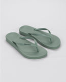 Ipanema Anatomic Tan Colors Flip Flops-Green