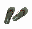 Ipanema Anatomic Connect II Fem Flip Flops-Green/Clear