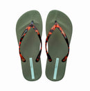 Ipanema Anatomic Connect II Fem Flip Flops-Green/Clear