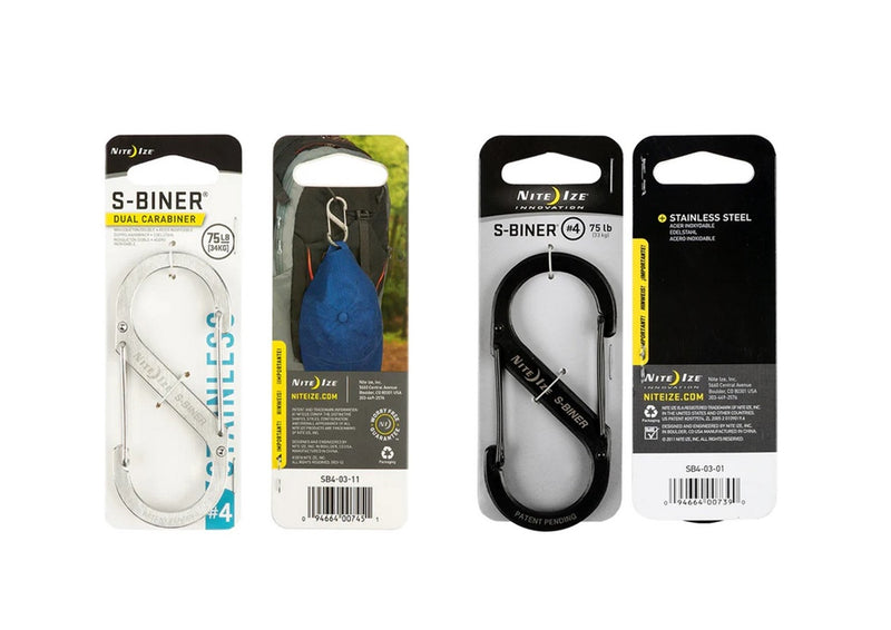 NiteIze S-Biner Dual Carabiner Stainless Steel