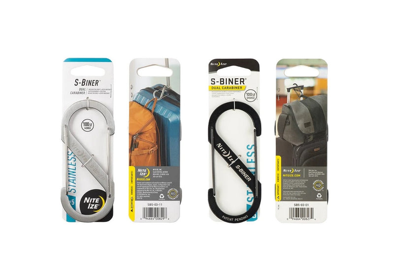 NiteIze S-Biner Dual Carabiner Stainless Steel