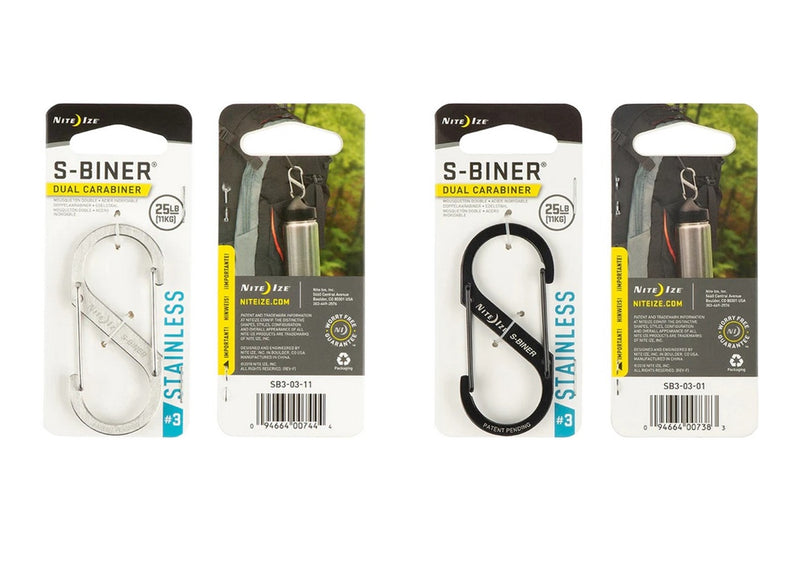 NiteIze S-Biner Dual Carabiner Stainless Steel