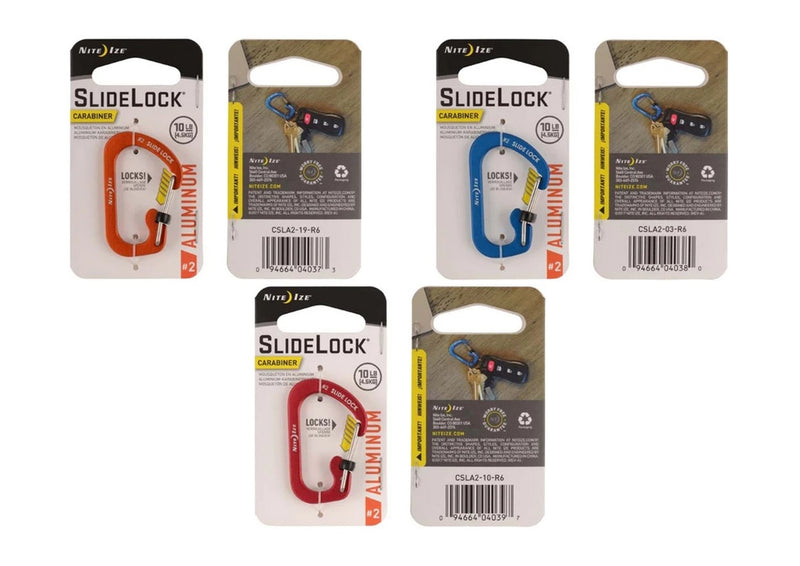 NiteIze SlideLock Carabiner Aluminum