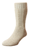 HJ Hall Boot Sock HJ213 Premium Boot Sock-Beige Marl-Size 6-11