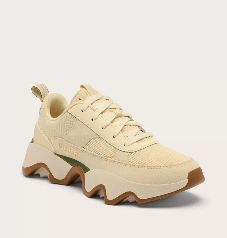 Sorel Women's Kinetic™ Impact II Wonder Lace Sneakers-Honey White, Utility Green