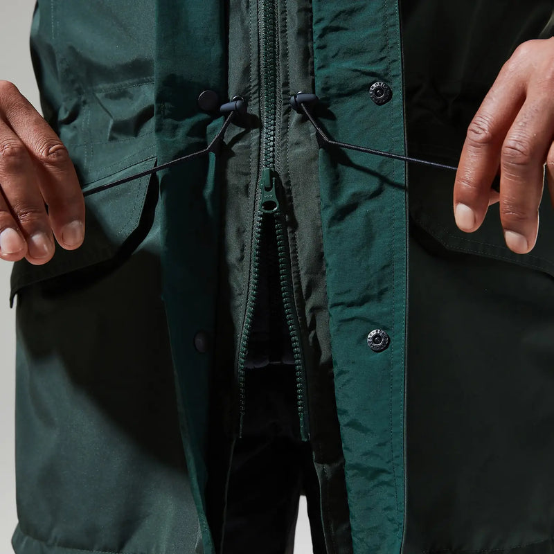 Berghaus Men's Long Cornice Jacket-Dark Green