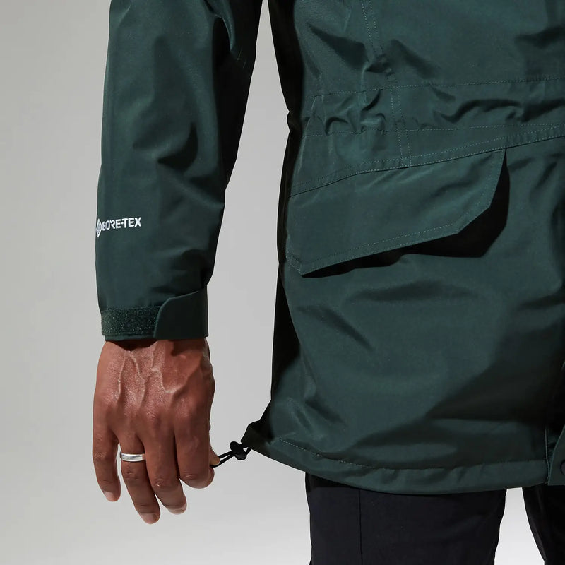 Berghaus Men's Long Cornice Jacket-Dark Green