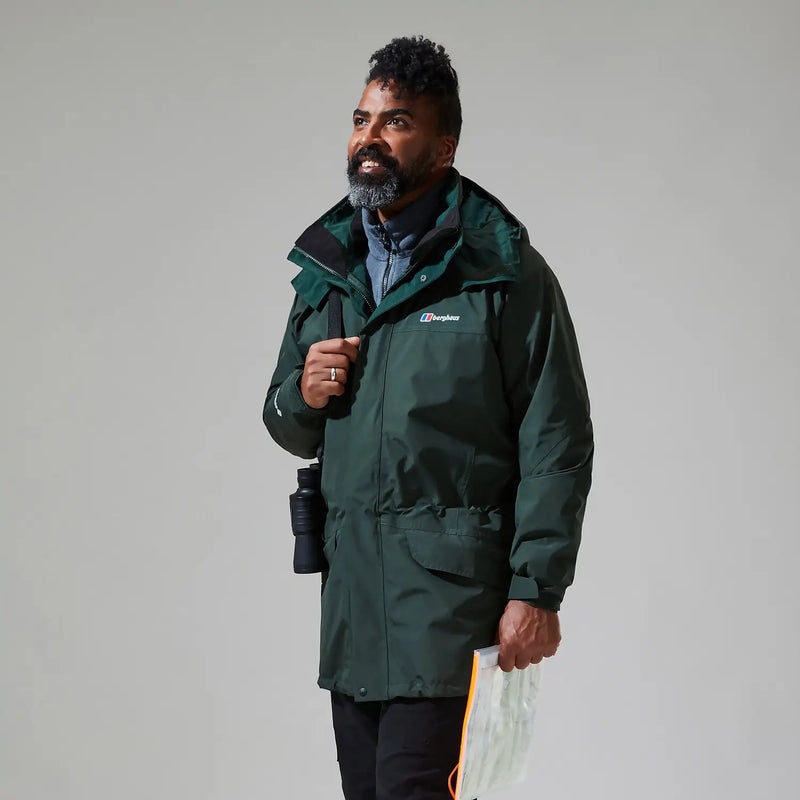 Berghaus Men s Long Cornice Jacket Dark Green