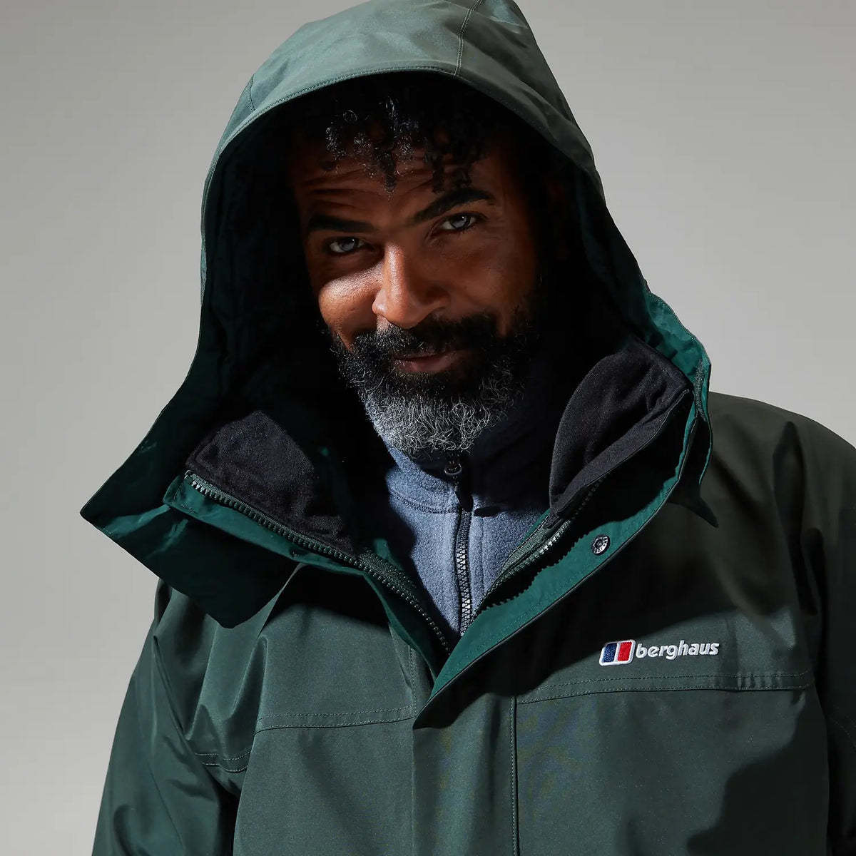 Berghaus Men s Long Cornice Jacket Dark Green