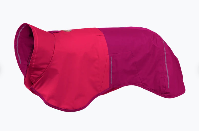 Ruffwear Sun Shower Dog Raincoat-Hibiscus Pink