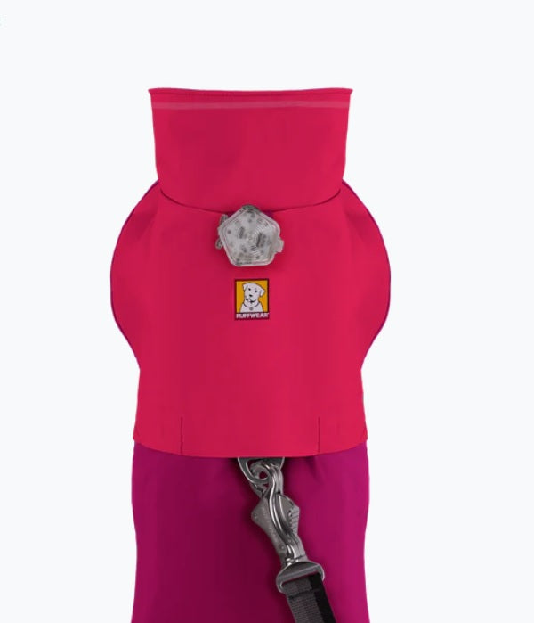 Ruffwear Sun Shower Dog Raincoat-Hibiscus Pink