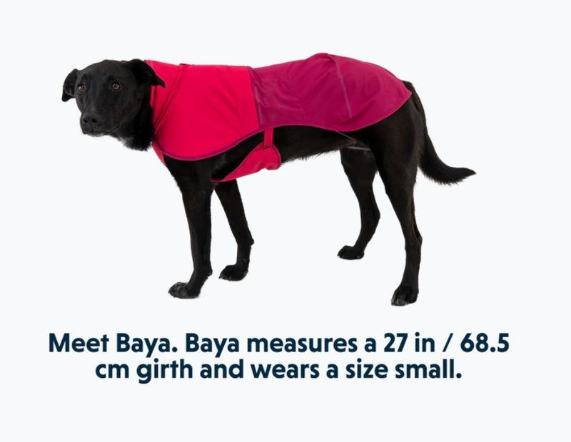 Ruffwear Sun Shower Dog Raincoat-Hibiscus Pink