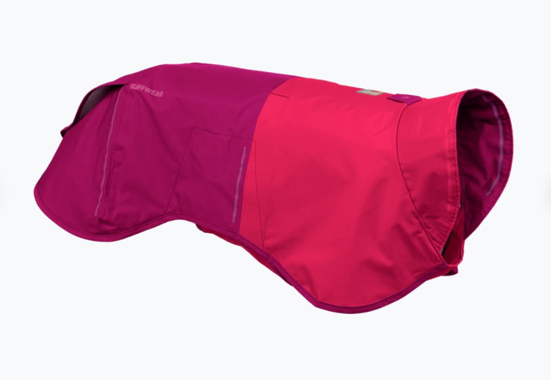 Ruffwear Sun Shower Dog Raincoat-Hibiscus Pink