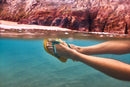 Havaianas Brasil Logo Flip Flops-Pop Yellow