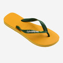 Havaianas Brasil Logo Flip Flops-Pop Yellow