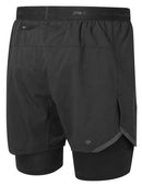 Ronhill Men’s Tech Reflect Lux 5” 2-in-1 Short-Black/Reflect
