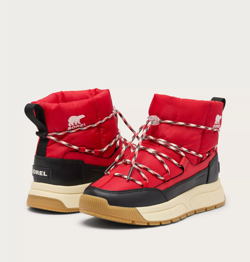 Sorel Women's WHITNEY™ IIl Slip-On Waterproof Boots-Bright Red, Black