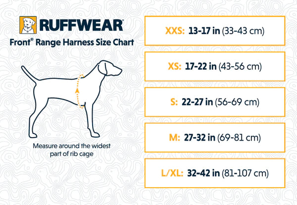 Ruffwear Front Range Dog Harness-Assorted Colours