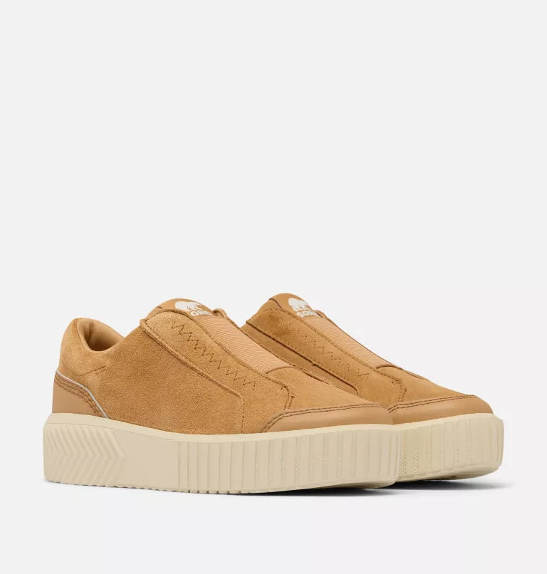 Sorel Women's ONA AVE Slip-On Sneakers-Tawny Buff, Chalk