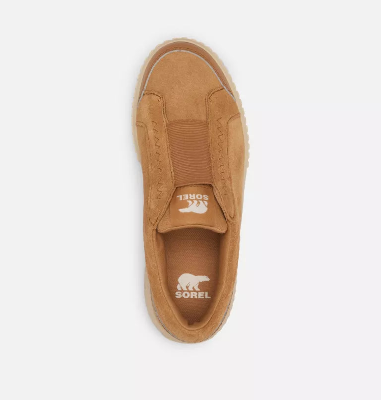 Sorel Women's ONA AVE Slip-On Sneakers-Tawny Buff, Chalk