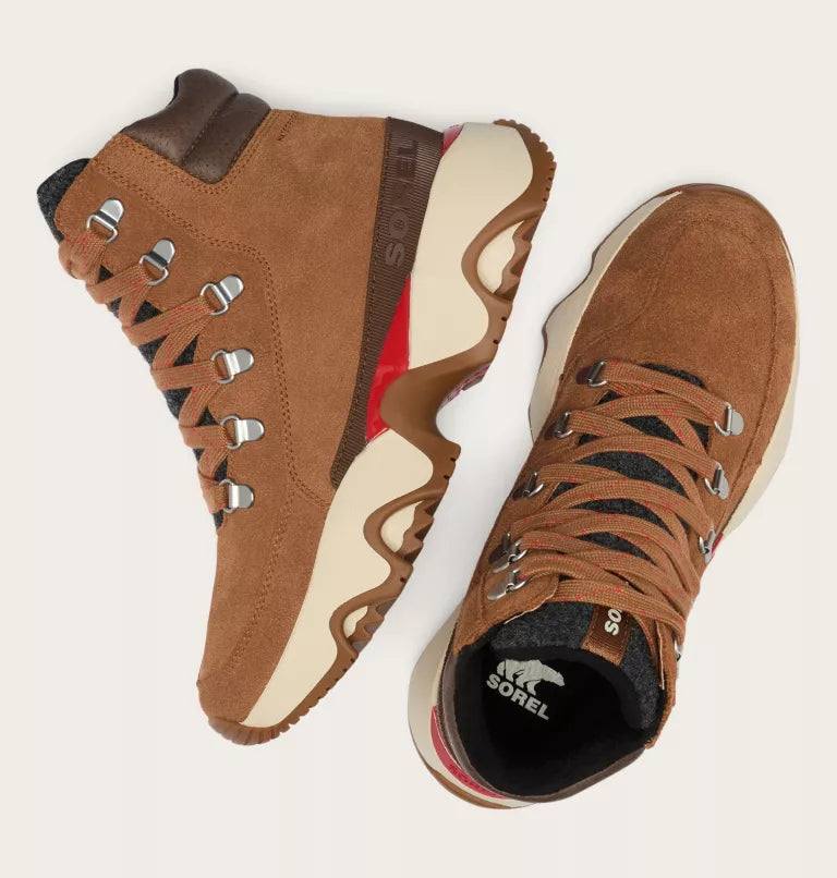 Sorel Women's Kinetic Impact Conquest Plus Waterproof Sneaker Boots-Velvet Tan, Tobacco