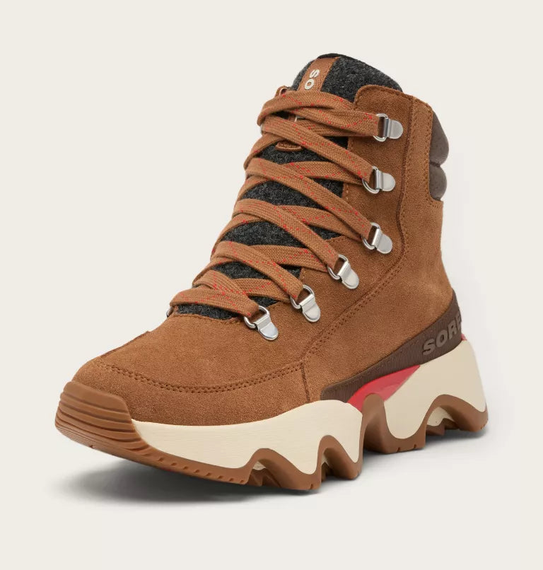 Sorel Women's Kinetic Impact Conquest Plus Waterproof Sneaker Boots-Velvet Tan, Tobacco