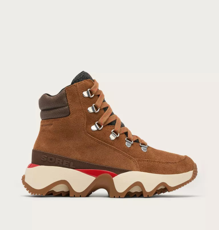 Sorel Women's Kinetic Impact Conquest Plus Waterproof Sneaker Boots-Velvet Tan, Tobacco