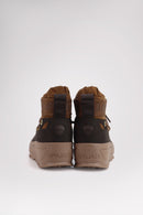 Pajar Galaxy Mini Suede Women's Pull On Boots-Chestnut/Brown
