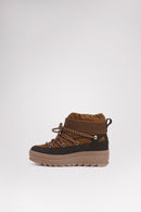 Pajar Galaxy Mini Suede Women's Pull On Boots-Chestnut/Brown