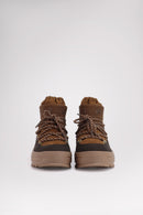 Pajar Galaxy Mini Suede Women's Pull On Boots-Chestnut/Brown