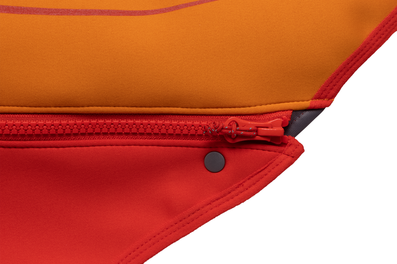 The Ruffwear Undercoat Water Jacket-Campfire Orange