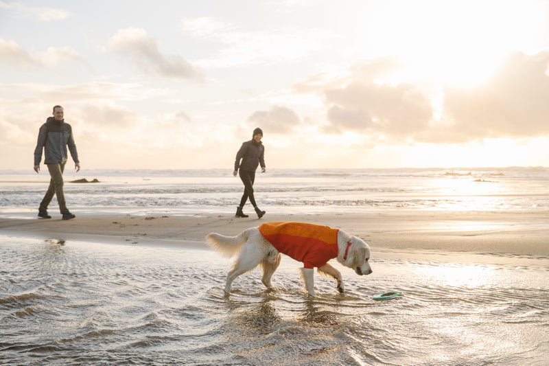 The Ruffwear Undercoat Water Jacket-Campfire Orange