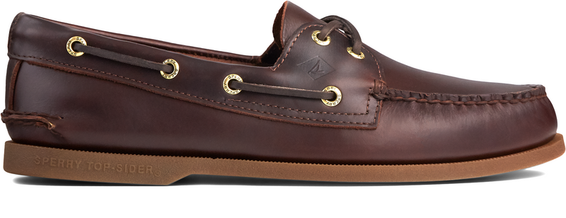 Sperry Men's Authentic Original 2-Eye Leather Boat Shoe-Amaretto