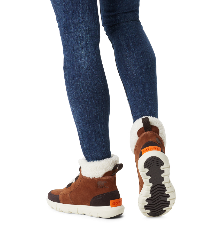 Sorel Women s Sorel Explorer II Carnival Cozy Shearling Boot Wood Cha