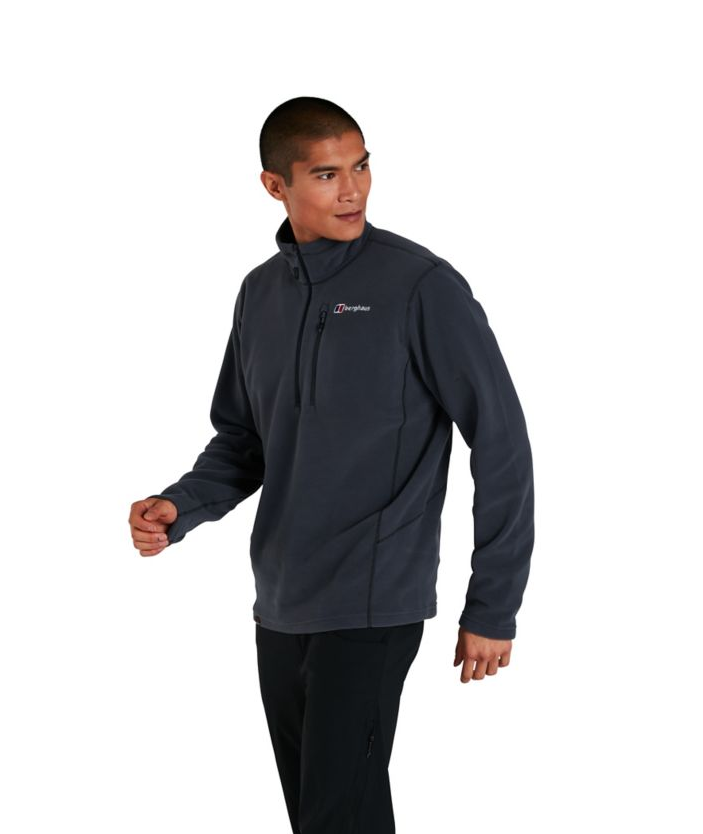 Berghaus Prism Micro PT Half Zip Fleece-Carbon Grey