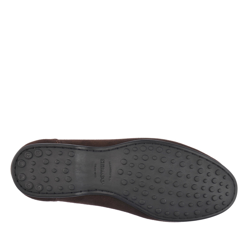 Sebago Men's Byron Suede Moccasin Shoes-Brown