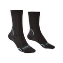 Bridgedale Women's Lightweight T2 Coolmax Performance Boot Sock-Graphite/Mint